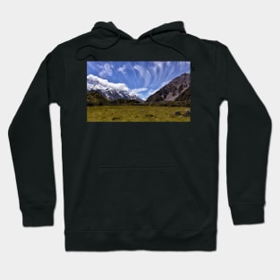 High Clouds Over the Hooker Valley Hoodie